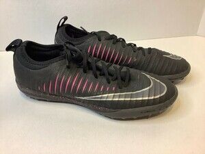 Nike MercurialX Finale II Indoor Soccer Shoes Black & Pink Men’s Size 6